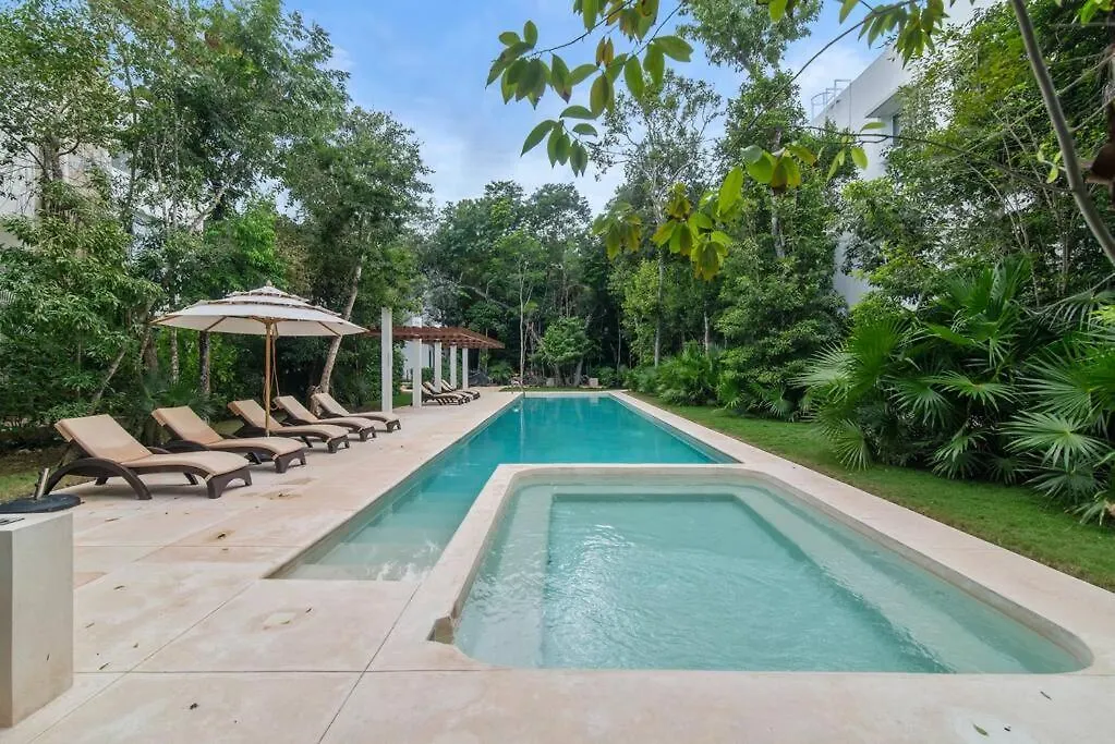 Apartment Encanto Private Balcony 2 Pools Gym Only 5 Minutes To Tulum Beaches