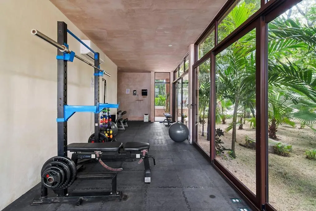 Apartment Encanto Private Balcony 2 Pools Gym Only 5 Minutes To Tulum Beaches Mexico