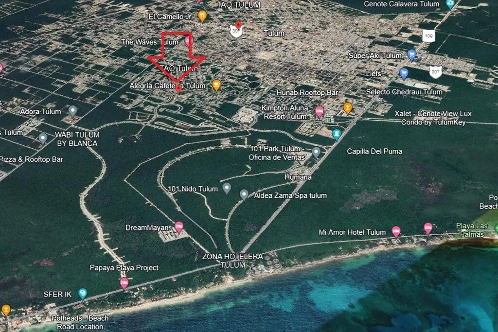 Apartment Encanto Private Balcony 2 Pools Gym Only 5 Minutes To Tulum Beaches