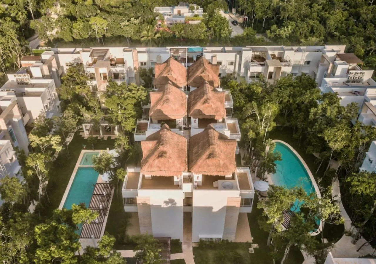 Apartment Encanto Private Balcony 2 Pools Gym Only 5 Minutes To Tulum Beaches