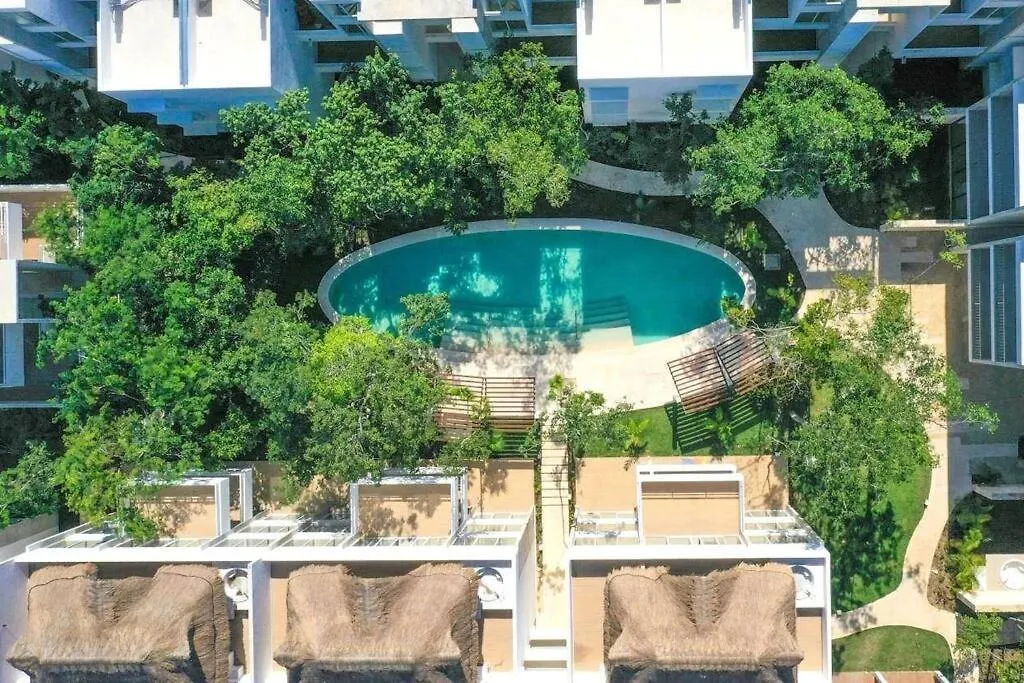 Encanto Private Balcony 2 Pools Gym Only 5 Minutes To Tulum Beaches 0*,